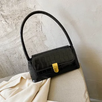 

Bag 2020 summer new wild ins single shoulder messenger net red fashion crocodile pattern underarm bag bags for women