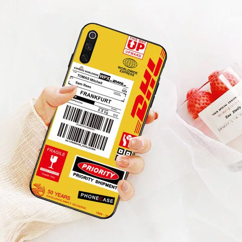 Хит продаж экспресс доставка DHL 50 е юбилейное издание этикетка чехол для телефона