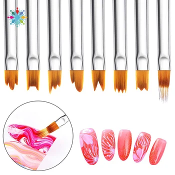 

8pcs Nail Pen Nail Art Nail Design Pen Nail Painting Pen Gradient Pen Nail Flower Pen Set