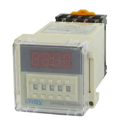 

DH48S-2Z Power on Time Delay Relay 8-Pin DPDT 0.01S-9999H AC 110V w Socket