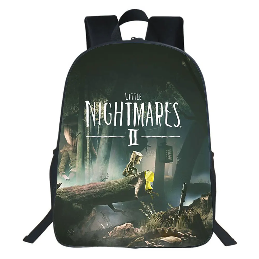 Little Nightmares 2 Backpack Boys Girls School Bag Men Women Rucksack School Bag Teens Daily New Game Knapsack Mochila