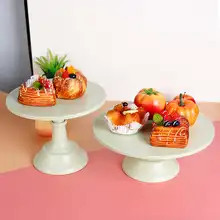 10/12 дюймовая круглая подставка для торта, подставка для десерта, подставка для десерта, украшение для свадьбы, день рождения, держатель для кексов, кухонные зеленые