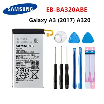 

SAMSUNG Orginal EB-BA320ABE 2350mAh Battery For Samsung Galaxy A3 (2017) A320 SM-A320F A320Y A320FL A320F/DS A320Y/DS +Tools