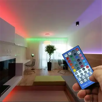 

Mini RF Wireless Smart Controller 4 Channels with 40 Keys Remote Control for RGBW LED Strip Light Lamp DC5-24V Controller