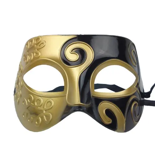 2022 halloween mask Half face painting masks realistic silicone masquerade Knight Prince japanese mardi gras cosplay party | Дом и сад