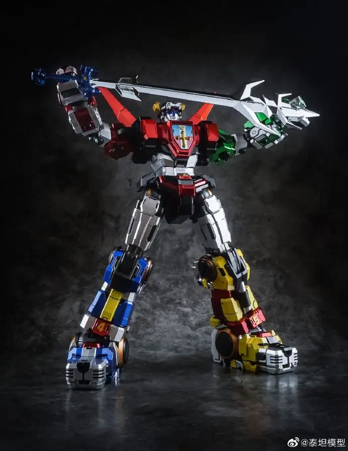 In Stock Transformation Titan Power TP-01 TP01 Beast Lion King Golion Alloy Metal Voltron Defender Action Figure Toys