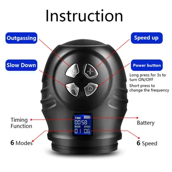 Electric Penis Pump Vibrator Vacuum Pump for Men Penis Enlargement Male Masturbator Penis Extender Erection Toys for Adults 18 3
