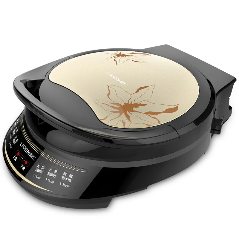 

Electric Baking Pan Non-Stick Coating Double-sided Heating Multifunction Fry Roast Flapjack Tortilla Maker Machine