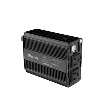 

4.2A Surge Protection Universal Digital Aluminum Alloy Transform Temperature Control Power Supply Dual USB Car Inverter Smart