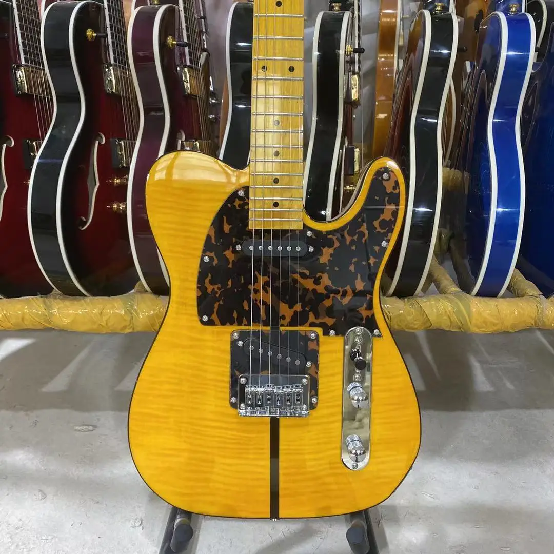 Электрическая гитара MadCat TELE Burst из огненного клена с двойным переплетением