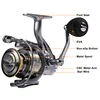 Sougayilang 13+1BB Spinning Reel with Free Spool Fishing Reel 5.5:1 Gear Ratio CNC Aluminum Spool Carp Fishing Reel De Pesca ► Photo 3/6