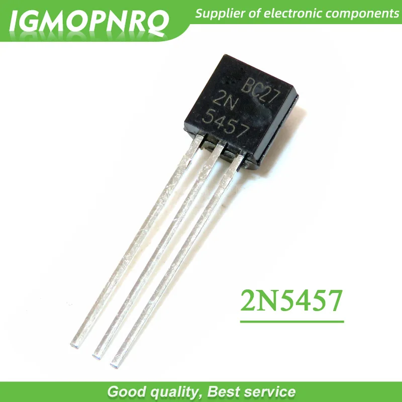 10 шт. 2N5457 5457 TO-92 JFET n-канальный транзистор Универсальный новый оригинальный |