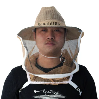 

Outdoor Fishing Head Face Protector Comfortable Mosquito Beekeeping Cowboy Hat Anti Bee Insect Camping Breathable Net Veil Bug