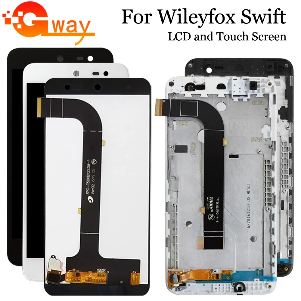 Для Wileyfox Swift сенсорный экран+ ЖК-дисплей в сборе для Wileyfox swift ЖК-дисплей с рамкой Замена смартфона+ Бесплатные инструменты