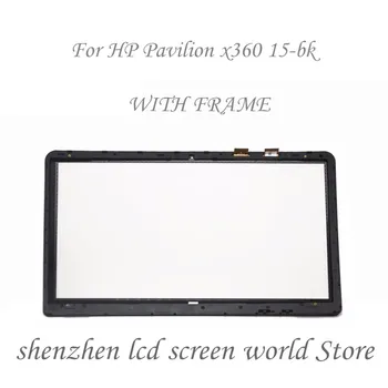 

For HP Pavilion X360 15-bk056sa 15-bk075nr 15-bk002ng 15-bk076nr 15.6'' Touch Screen Digitizer+Beze