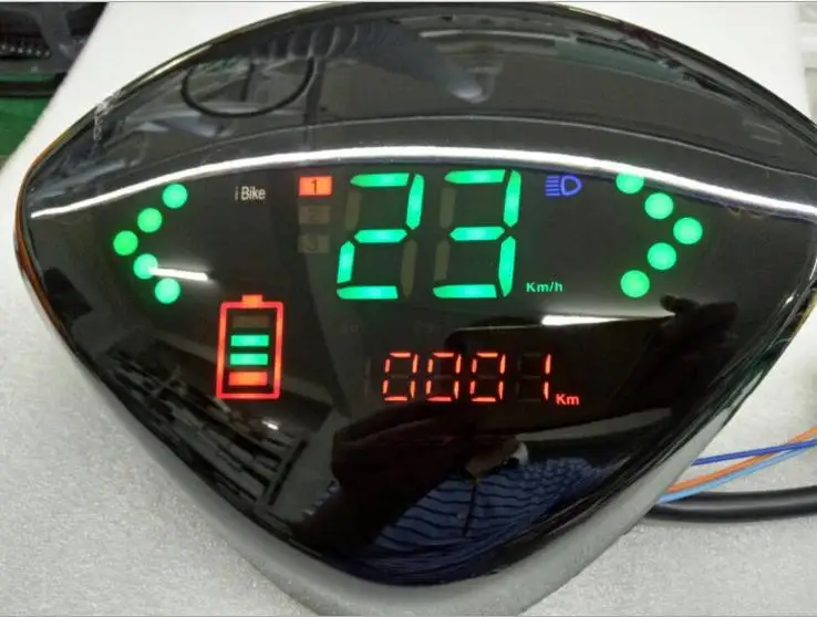 

speedometer battery power/level indicator meter 48v60v72v LCD DISPLAY electric scooter motorcycle instrument e-bike dashboard