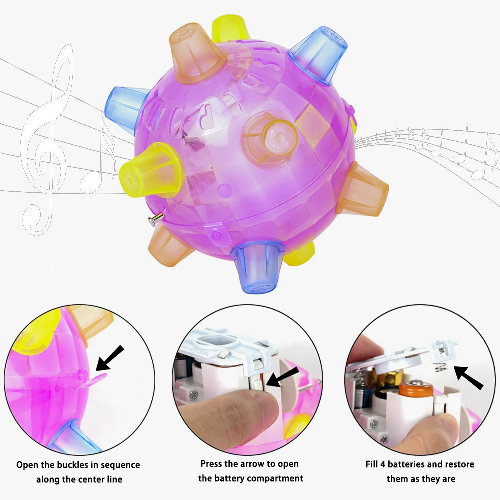 Светодиодный светильник, прыгающий мяч, детская сумасшедшая музыкальная футбольная игрушка, прыгающий танцевальный мяч, красочные электрические вибрационные игрушки для детей, подарки