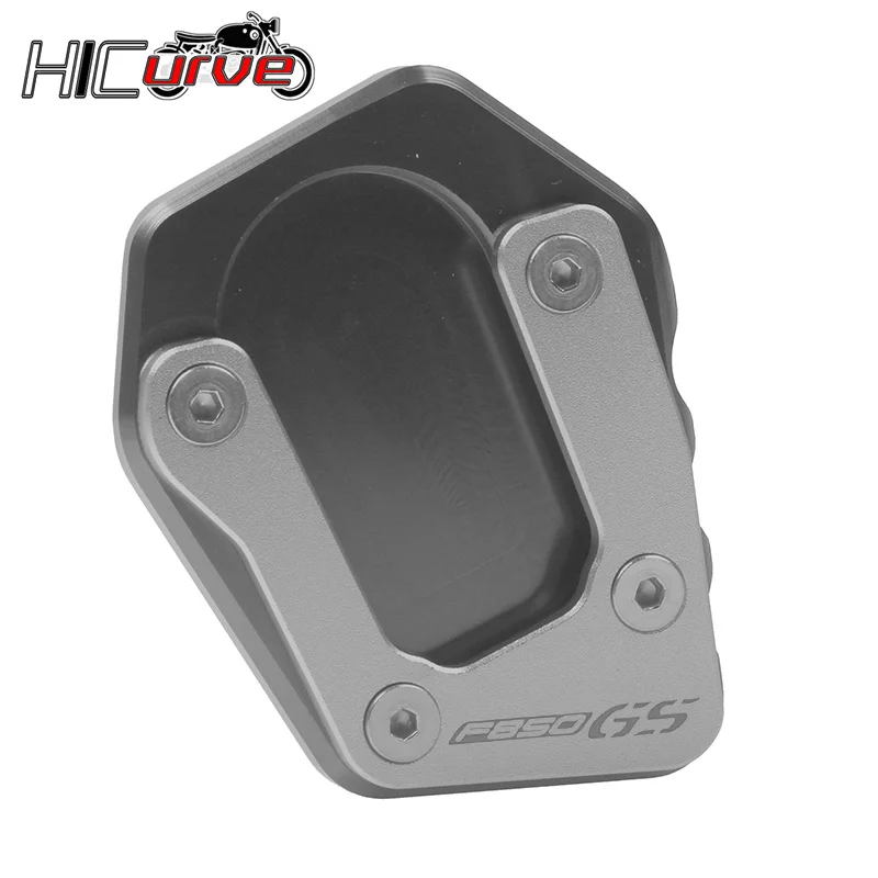 Motorcycle Kickstand Foot Extension Pad - Durable Support Plate Enlarge Stand