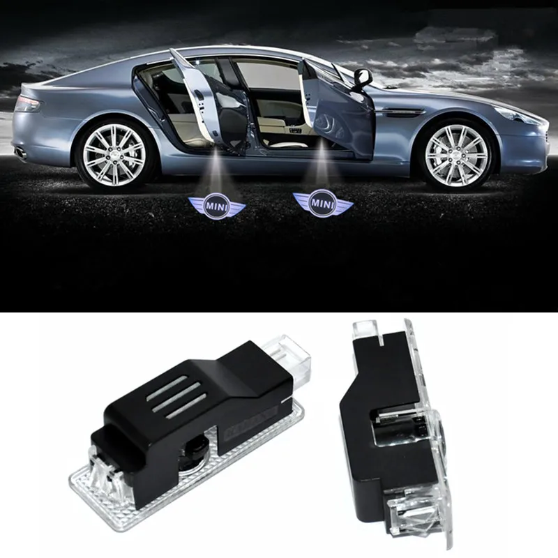 Автомобильный Дверной светильник 3D Shadow Лампа для проектора Mini Cooper Clubman Countryman R55 R57 R58 R59 R60 S JCW F54 F55 F56 F57