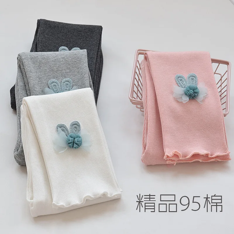 

Леггинсы для девочек на весну и осень тонкие детские хлопковые плотные длинные брюки для девочек на лето и весну