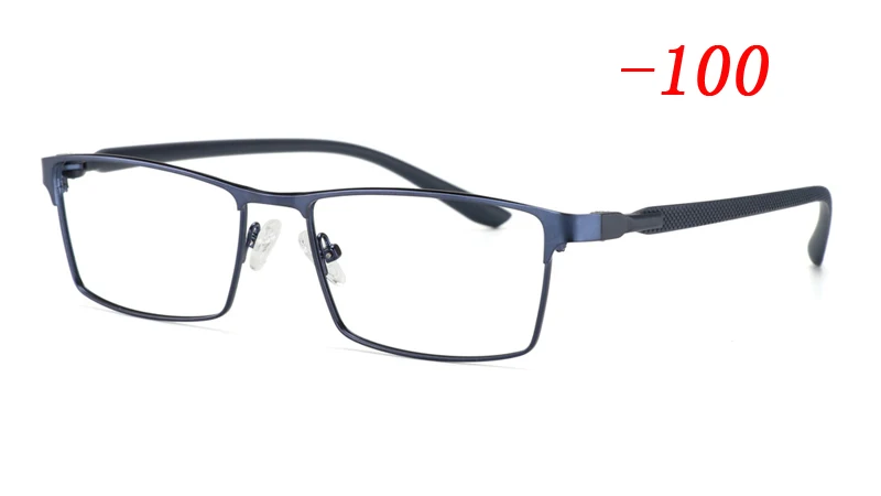 Sun Photochromic Myopia eyewear TR90 Alloy Frame Finished myopia glasses frame comfortable slip-resistant eyeglasses frame Men - Цвет оправы: Лимонно-желтый