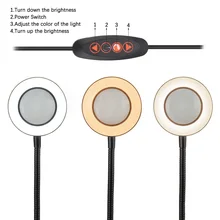 Практичный светодиодный Инструмент Регулируемая Рука помощи USB интерфейс гибкие руки тиски, стол зажим паяльная станция 3X лупа стабильная