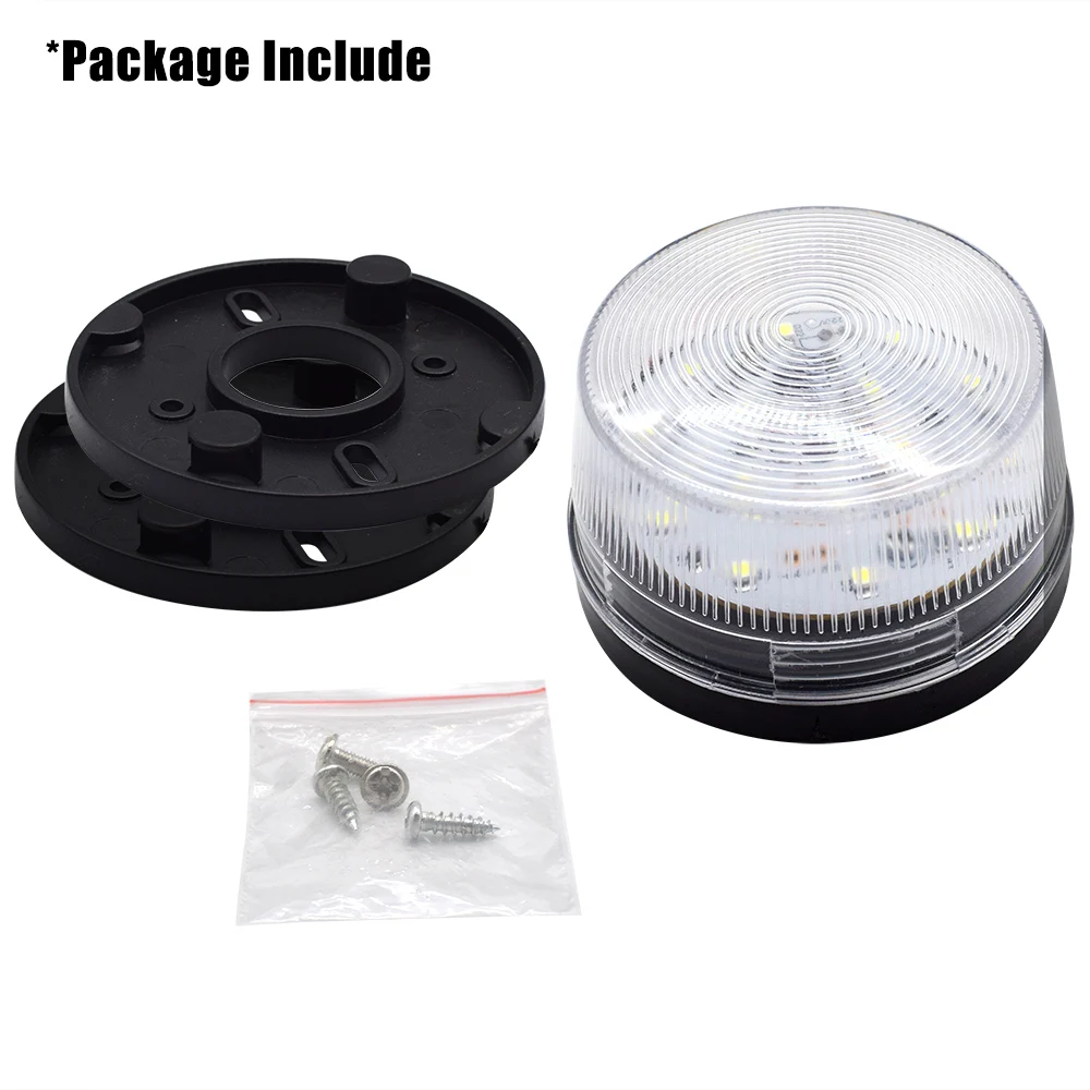 

220V A Security Alarm Strobe Signal Warning Light LED Lamp Flashing Light for gsm alarm gate door opener safety (no sound)