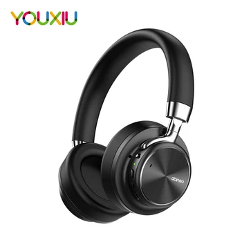 

ANC Bluetooth Headphone Foldable Active Noise Cancelling Wireless Headsets Stereo Deep Bass HiFi Sound Earphones with Microphone