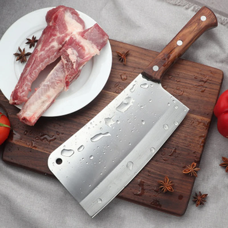 8-дюймовый кованый нож ручной работы из высокоуглеродистой стали мясная кость