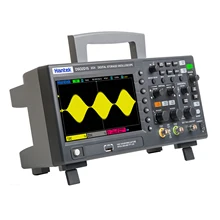 Hantek digital osciloscópio dso2c10 2c15 2ch armazenamento osciloscopio 100m/150m 1g amostragem dso2d10 2d15 2ch + 1ch com fonte de sinal