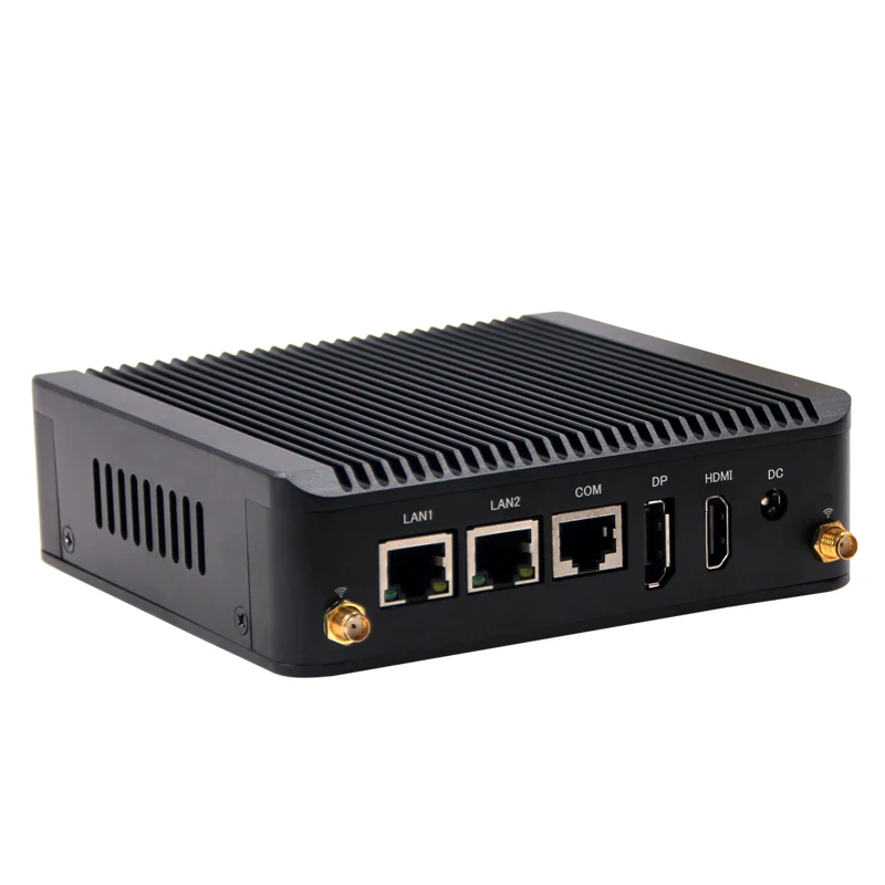 Pfsense Nano itx 4G DDR3 Baytrail J1900 Barebone Мини компьютер Ubuntu linux брандмауэр маршрутизатор x86 безвентиляторный маленький промышленный Мини ПК
