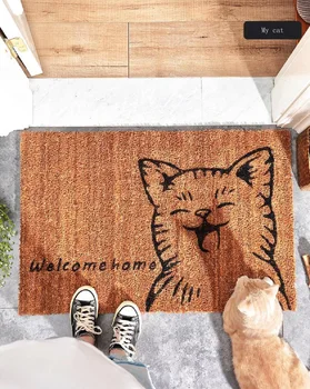 

24x16 Inch Machine Washable Door Mat Entrance Mat Custom Doormats Funny Entrance Floor Mat Non-slip Doormat