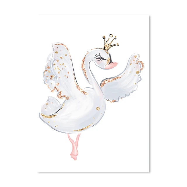 Little-Princess-Ballerina-Canvas-Poster-Pink-Swan-Print-Painting-Nursery-Wall-Art-Posters-Ballet-Girl-Picture (6)