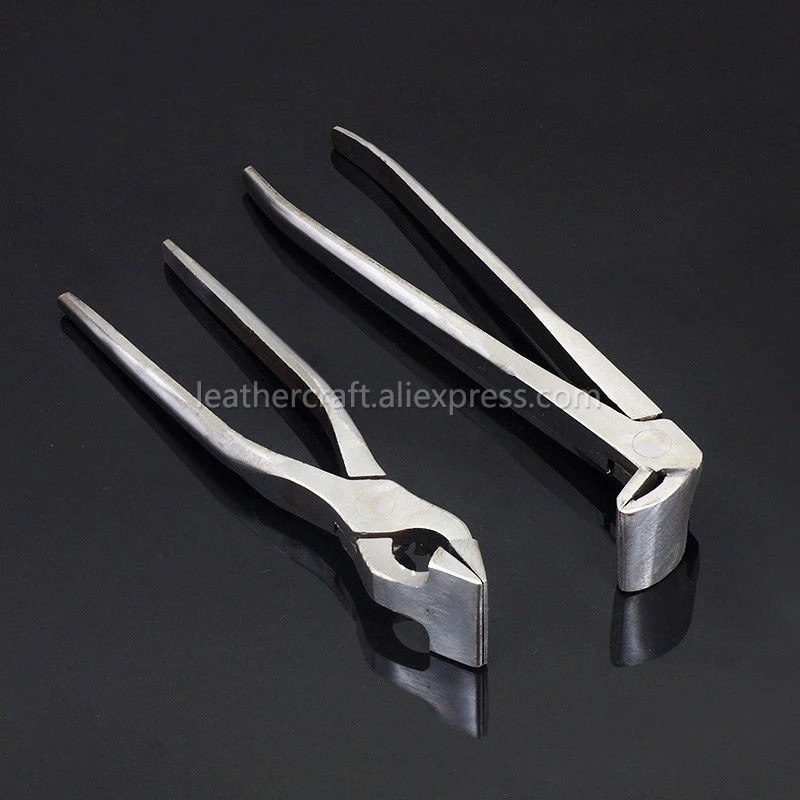 Leather Craft Fixed Pliers Edge Adjustment Clamp for Bag Purse Belt Handbag Making Tools Press Flatten Wide Mouth Plier - Цена: 2 320,79 - 2 504,53 руб.
