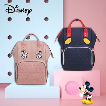 

Disney USB Diaper Bag Baby Backpack Mummy Diaper Bag Backpack Fashion Mummy Maternity Nappy Bag Large Capacity Baby Stroller Bag