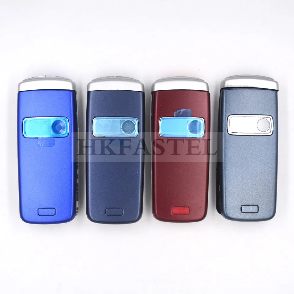  HKFASTEL New Housing keyboard For Nokia 6020 Front LCD Display Frame Cover Back battery Case Chines