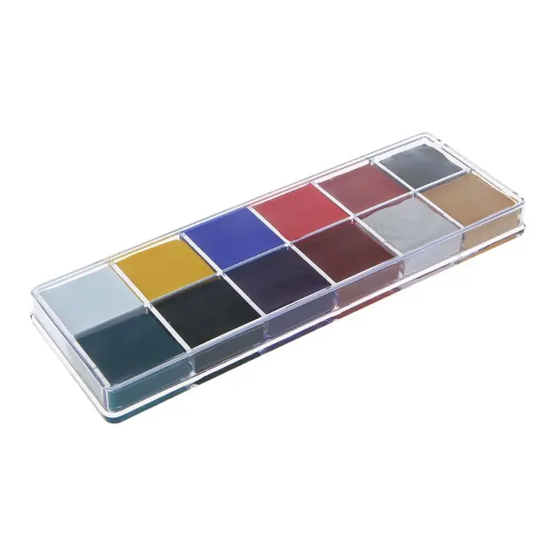 12-color face body art painting body painting drama clown Halloween makeup face Halloween party