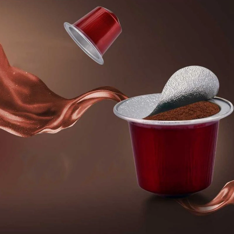 

100 Sets Of Refillable Coffee Capsules Cup Disposable Coffee Beans for Nestle Automatic Coffee Machine Supplies