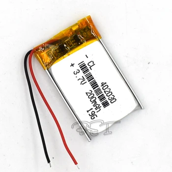 

5Pcs 3.7V 200mAh Rechargeable Li-Polymer 402030 Li-ion Lithium Cell Battery For MP3 MP4 Game Player Mouse PSP Lampe Speaker Toys