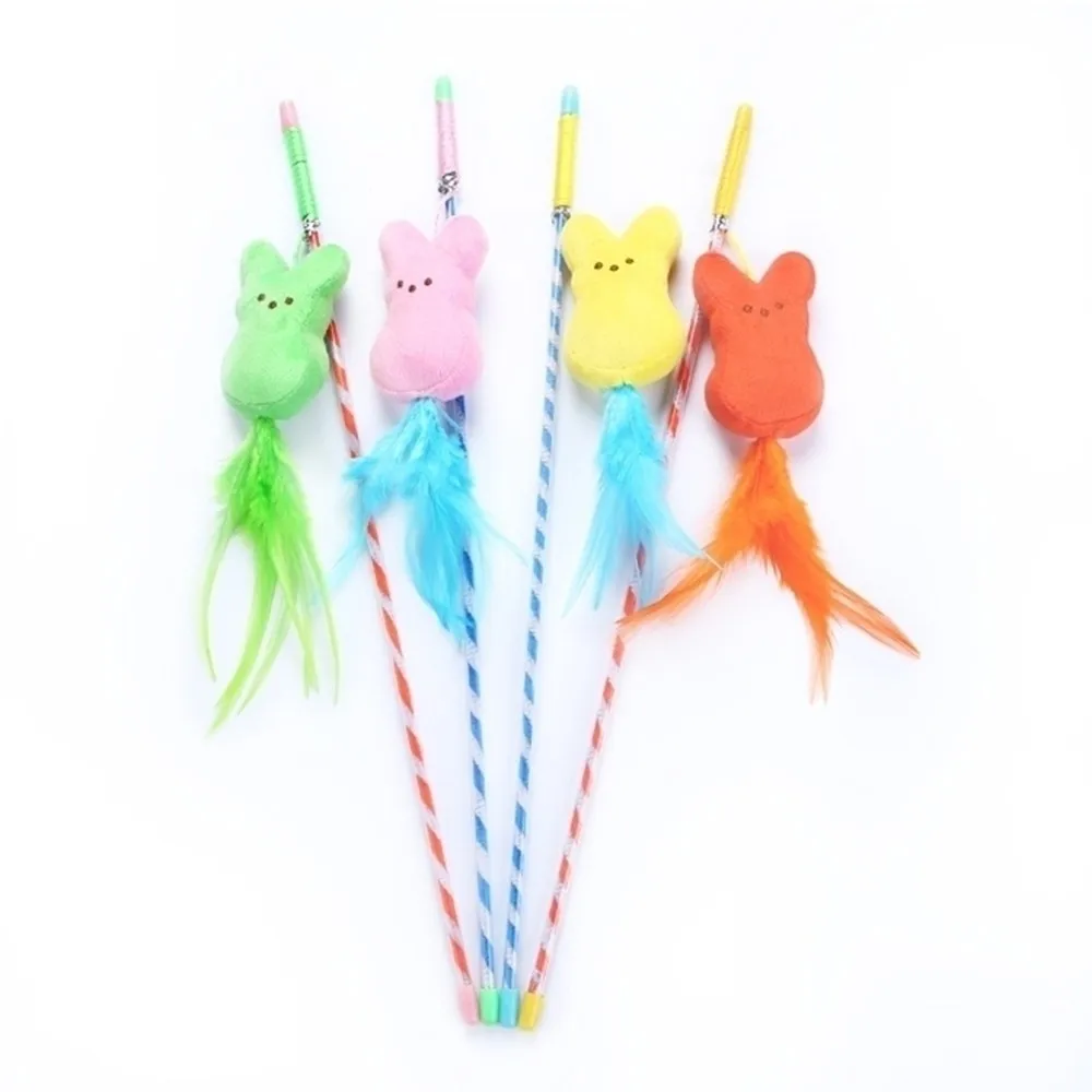 Забавные игрушки для кошек, игрушки-палочки для животных, обучающая палочка, палочка для котенка, Интерактивная игрушка для кошки, плюшевая игрушечная кошка, принадлежности