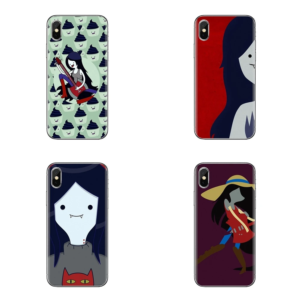 For Samsung Galaxy S3 S4 S5 Mini S6 S7 Edge S8 S9 S10 Plus Note 3 4 5 8 9 Adventure Time Marceline Queen Transparent Soft Covers |