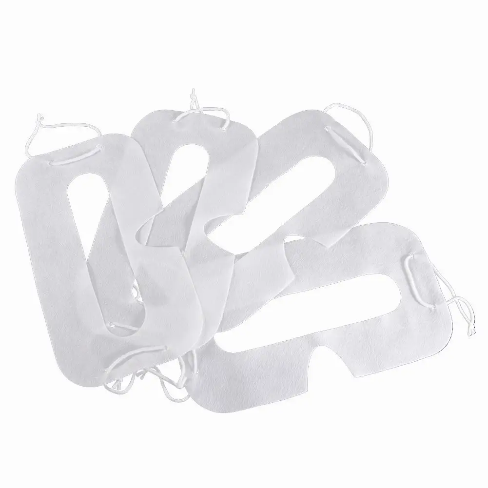 100 Pack Hygiene VR Mask Pad White Disposable Eye Mask For Oculus- Rift 3D Virtual Reality Glasses High Quality And New