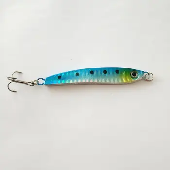 

2020 Sinking lure Jig Shore Casting 75mm 40g Jigging Lure Lead Fish Salt Water Sea Fishing Metal Jig