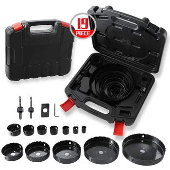 

Multi-functional Woodworking Reamer Hole Opener Set Drilling Hole Saw Drill Bit Cutting Metalworking Hardware Tools