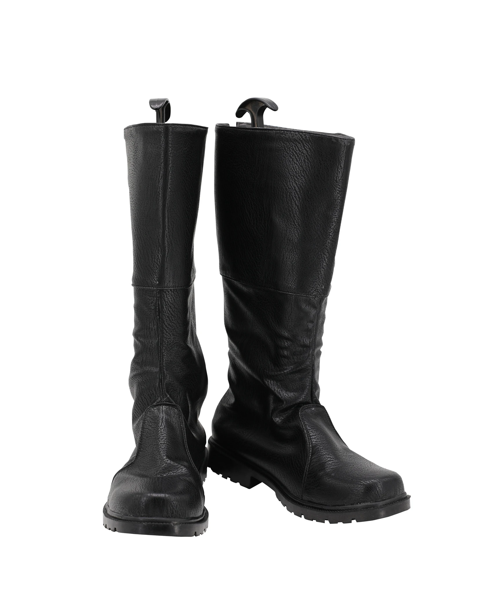 

Cosplay Shoes High Boots Christmas Halloween Costumes for Men Black Leather Shoes European Size