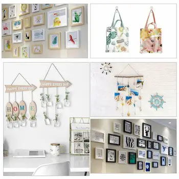 

Wedding Photo Frame Seamless Nail Hook Wall Picture Photo Mirror Frame Clock Hanger Hook