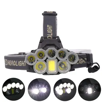 

Xmund XD-HL4 T6+Q5 2000LM LED Waterproof Headlamp 18650 Battery USB Interface COB Flashlight Bike Lantern Torch Cycling Lamp