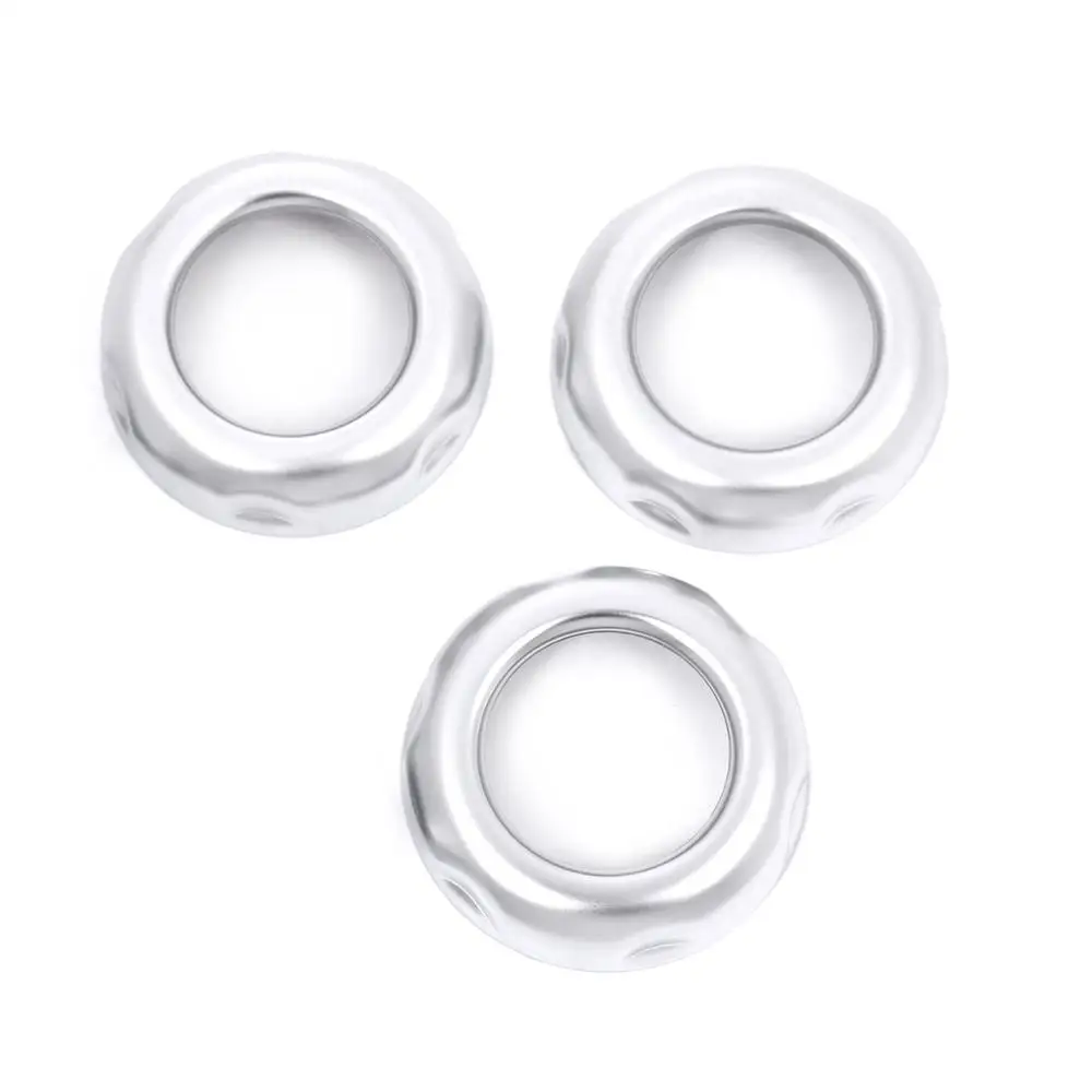 For Land Rover Freelander 2 2007 2008 2009 2010 2011 2012 ABS Matte Chrome Car Air Conditoin knob Trim Interior Car Accessories