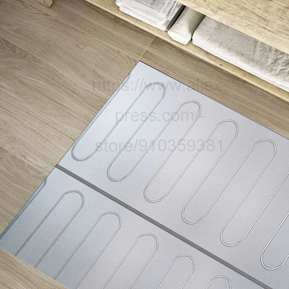 Warm Electric Foil Underfloor Heating Mat Kit Under Laminate Wooden Floor Winter 