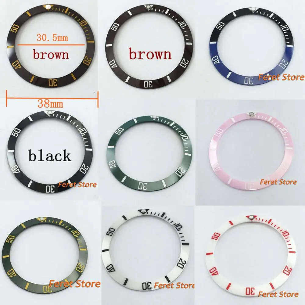 Аксессуары для часов с 38 мм безелем Мужские автоматические часы GMT 40 Безель